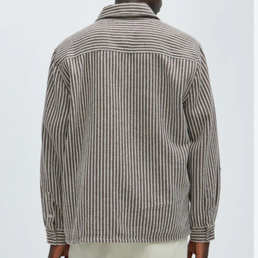 Herringbone Button-Up Jacket - Picture 3 of 3